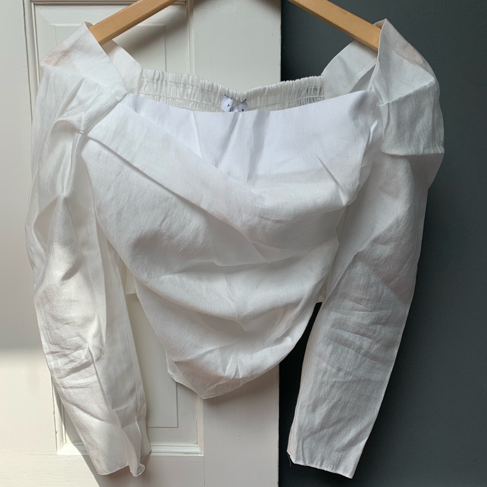 Linen White top